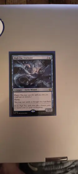 MTG High Fae Trickster Borderless Regular Card, Foundations Set - Image 2