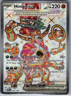 Hoopa ex 226/182 SV04: Paradox Rift - Pokemon Card - NM - Image 1