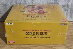 Bandai - One Piece Card Game - Kingdoms Of Intrigue (OP-04) Booster Box - Image 1