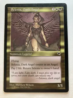 Selenia, Dark Angel Tempest MTG MP - Image 1