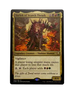 YURLOK OF SCORCH THRASH COMMANDER LEGENDS MTG LEGENDARY CREATURE RARE NM - Image 1