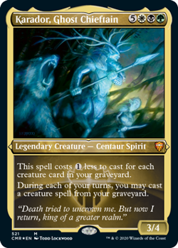 Magic MTG - Karador, Ghost Chieftain - MINT/NMINT - EN - FOIL - Image 1