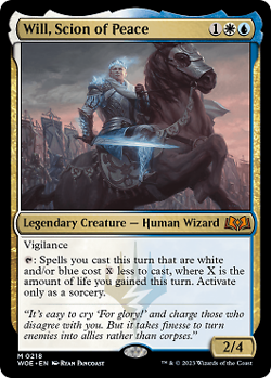 Magic MTG - Will, Scion of Peace - MINT/NMINT - EN - FOIL - Image 1