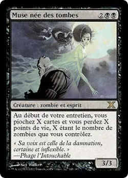 Magic MTG - Muse nee des tombes - 10eme edition - PLAYED - FR - FOIL - Image 1