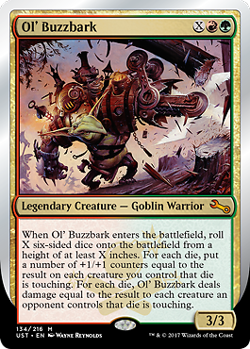 Magic MTG - Ol' Buzzbark - Unstable - EXC - EN - FOIL - Image 1