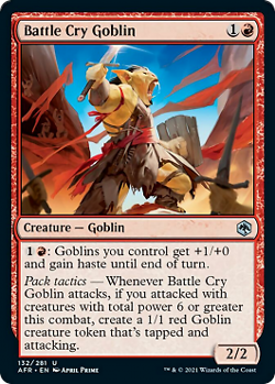 Magic MTG - Battle Cry Goblin - MINT/NMINT - EN - Image 1
