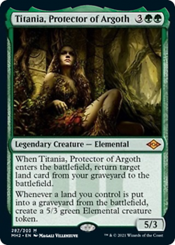 Magic MTG - Titania, Protector of Argoth - MINT/NMINT - EN - Image 1