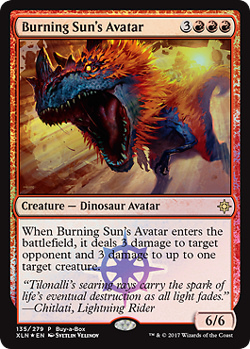 Magic MTG - Burning Sun's Avatar - Buy A Box Promos - MINT/NMINT - EN - FOIL - Image 1