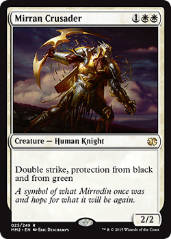 Magic MTG - Mirran Crusader - Modern Masters 2015 - MINT/NMINT - EN - FOIL - Image 1