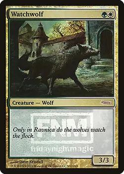 Magic MTG - Watchwolf - FNM - MINT/NMINT - EN - FOIL - Image 1