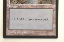 Magic The Gathering (MTG) APAC Land - SWAMP - Clear Booster - 1997 - NPW - Image 3