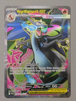 Pokemon TCG Mega Charizard EX 109/094 Ultra Rare Phantasmal Flames - Image 1