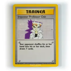 Pokemon - Imposter Professor Oak - 4th Print - Non Holo - 73/102 - Base Set - Image 1