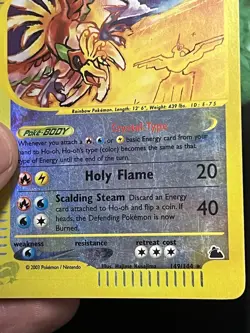 Pokemon TCG - Ho-oh Secret Rare 149/144 Reverse Holo - Skyridge (2003) - Image 4