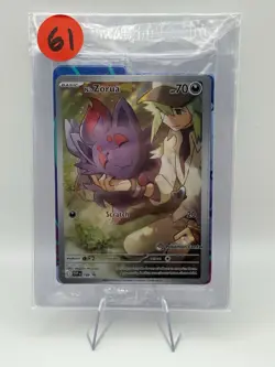 N’s Zorua 189 Pokemon Center Journey Together Stamped SVP189 Card SEALED - Image 1