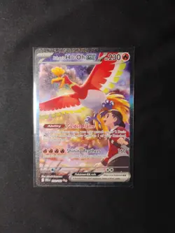 Pokemon Destined Rivals Ethan's Ho-oh Special Illustration Rare 230/182 - Image 3