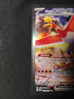Pokemon Destined Rivals Ethan's Ho-oh Special Illustration Rare 230/182 - Image 4