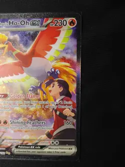 Pokemon Destined Rivals Ethan's Ho-oh Special Illustration Rare 230/182 - Image 5