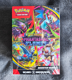Pokemon TCG: Mega Evolution Phantasmal Flames Booster Bundle (6 Packs) - Image 1