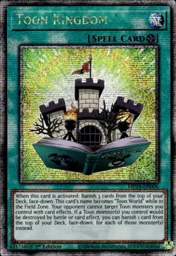 Toon Kingdom - Quarter Century Secret Rare 1st Edition MP24-EN006 - NM - YuGiOh - Image 1