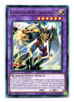 Elemental HERO Grandmerge - DUPO-EN004 - Ultra Rare - 1st Edition - Yugioh - Image 1