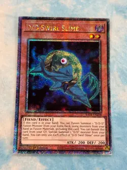 YUGIOH D/D SWIRL SLIME QUARTER CENTURY SECRET RARE NM RA04-EN258 - Image 1