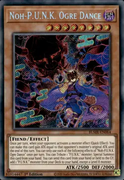 Noh-P.U.N.K. Ogre Dance - Secret Rare 1st Edition BLMR-EN064 - LP - YuGiOh - Image 1