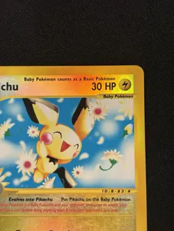 Pichu 58/165 Reverse Holo Rare Expedition Pokemon Card - Image 3