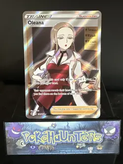 Pokemon Card Oleana 191/192 Sword & Shield Rebel Clash Trainer Near Mint - Image 1