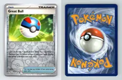 Great Ball #183 SV Paldea Evolved Reverse Holo Common Pokemon 2023 TCG Card - Image 1