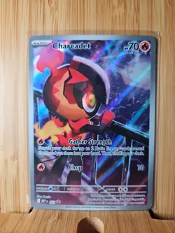 Charcadet 022 promo Phantasmal Flames Pokemon Trading Card - Image 1