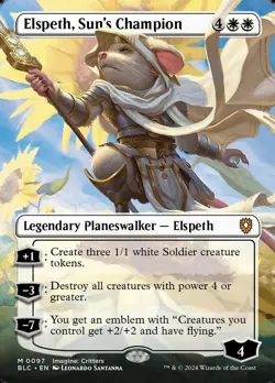 Elspeth, Sun's Champion (Borderless) - MTG Cards Shop - Image 1
