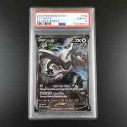 PSA 10 Lugia V 186/195 Pokemon Silver Tempest Holo Graded Card - Image 2