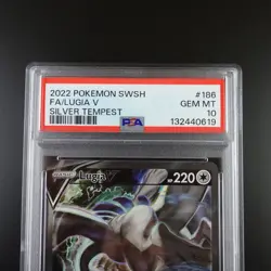 PSA 10 Lugia V 186/195 Pokemon Silver Tempest Holo Graded Card - Image 3