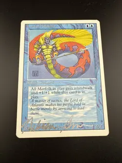Magic MTG Lord of Atlantis - Artist Signed Melissa Benton - Revised Edition - Image 1