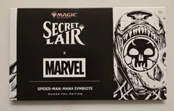 MTG Secret Lair x Marvel's Spider-Man: Mana Symbiote Raised Foil Edition Sealed - Image 1