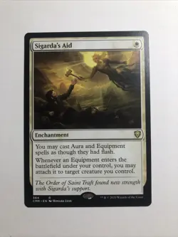 Sigarda's Aid - Commander Legends Rare NM (384) (Pack Fresh) MTG TCG - Image 1