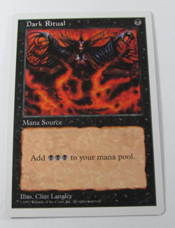 MAGIC THE GATHERING 5th EDITION DARK RITUAL NM ENGLISH MTG - Image 1