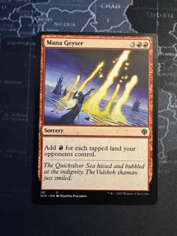 1xMTG Mana Geyser-Starter Commander Deck-NM - Image 1