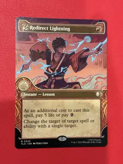 Redirect Lightning - Borderless - Avatar the Last Airbender MTG Regular NM - Image 1