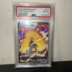 Pokemon Pikachu VMAX Lost Origin Trainer Gallery Full Art #TG17 PSA 10 Gem Mint - Image 2