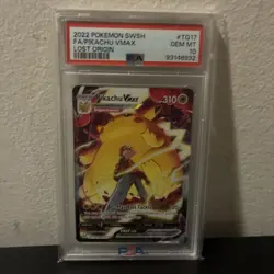 Pokemon Pikachu VMAX Lost Origin Trainer Gallery Full Art #TG17 PSA 10 Gem Mint - Image 4