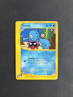 Pokemon TCG Horsea Aquapolis 84/147 Regular Common Non Holo - MP/LP - Image 1