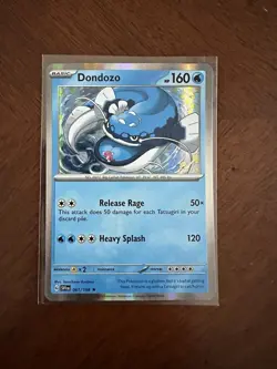 Dondozo 061/198 VERTICAL LINE HOLO EXCLUSIVE Pokemon Scarlet & Violet TCG Nm/m - Image 1