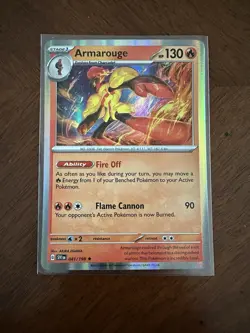 Armarouge 041/198 VERTICAL LINE HOLO USA EXCLUSIVE Pokemon NM - Image 1