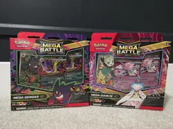Pokemon Mega Gengar & Mega Diancie Battle Deck Box Set (Both Boxes) New Promos! - Image 1