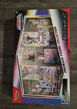 Pokemon TCG Prismatic Evolutions Premium Figure Collection Box Sealed IN HAND - Image 1