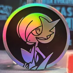 Pokemon TCG Gardevoir Shiny Silver Holo MEGA EVOLUTION Mini Coin - Image 1
