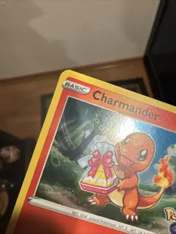 Charmander SWSH232 Pokemon GO Ultra Holo Rare Black Star Promo Pokemon Card New - Image 3
