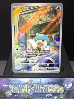 Pokemon Card Quaxly 206/193 Illustration Rare Paldea Evolved Near Mint - Image 1